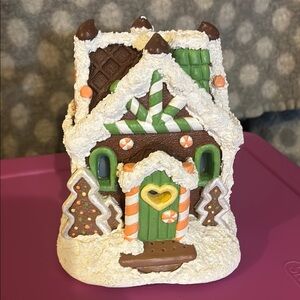 Festive Gingerbread House Decoration